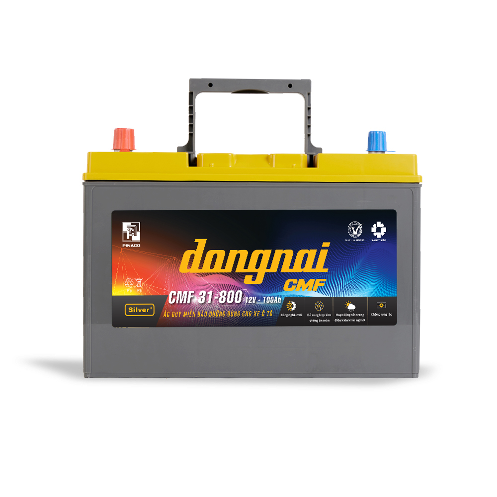 Ắc quy khô miễn bảo dưỡng Đồng Nai CMF 31-800 |  12V - 100Ah