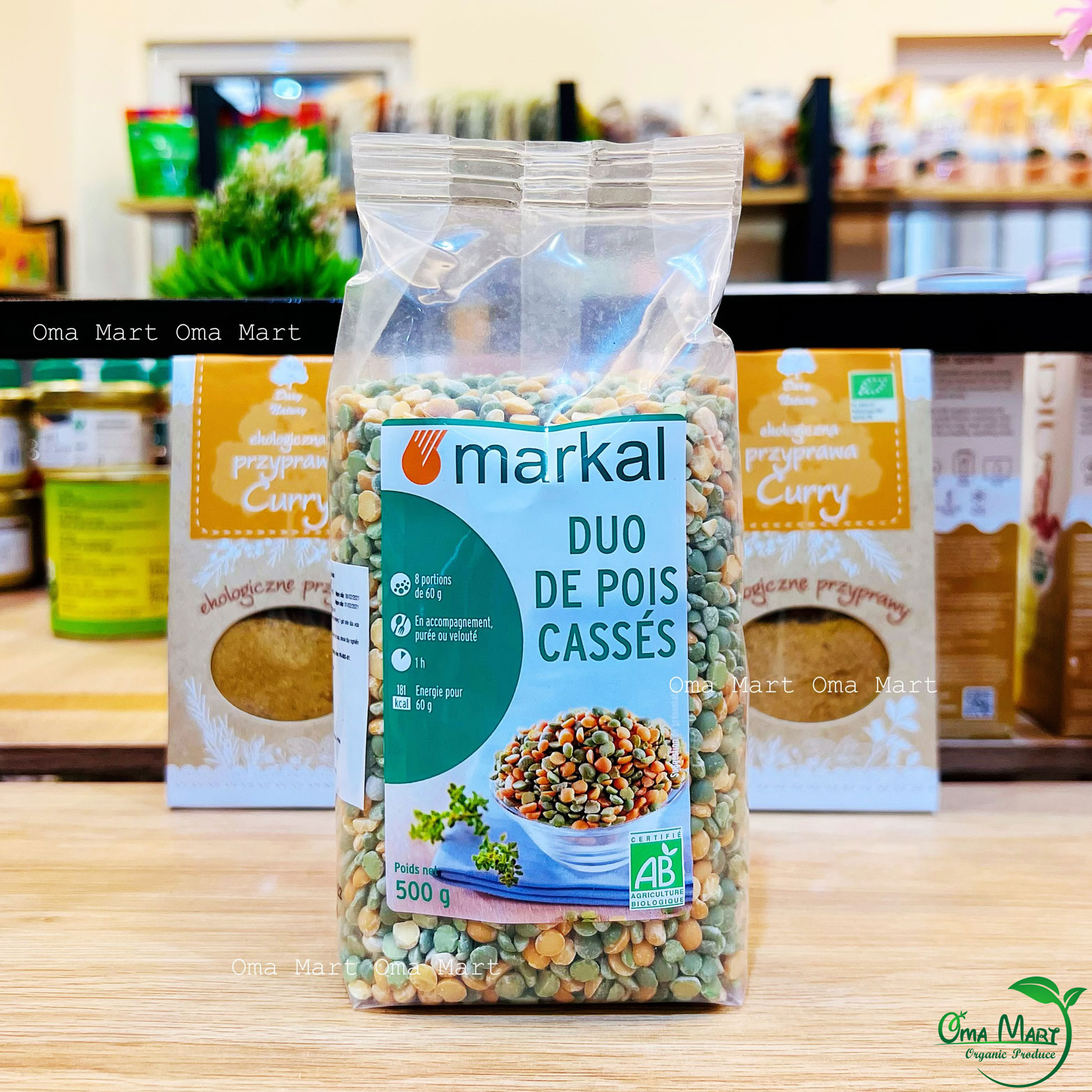 Đậu hà lan hữu cơ markal 500g