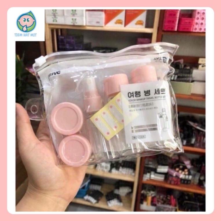 Bộ chiết mĩ phẩm mini du lịch se 7 món tiện ích