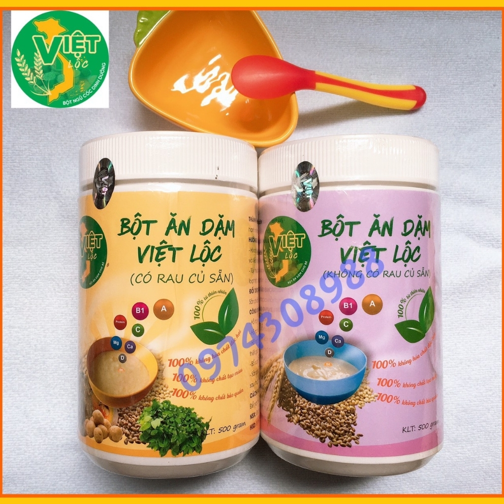 Bột ăn dặm Việt Organic - trẻ từ 4 tháng