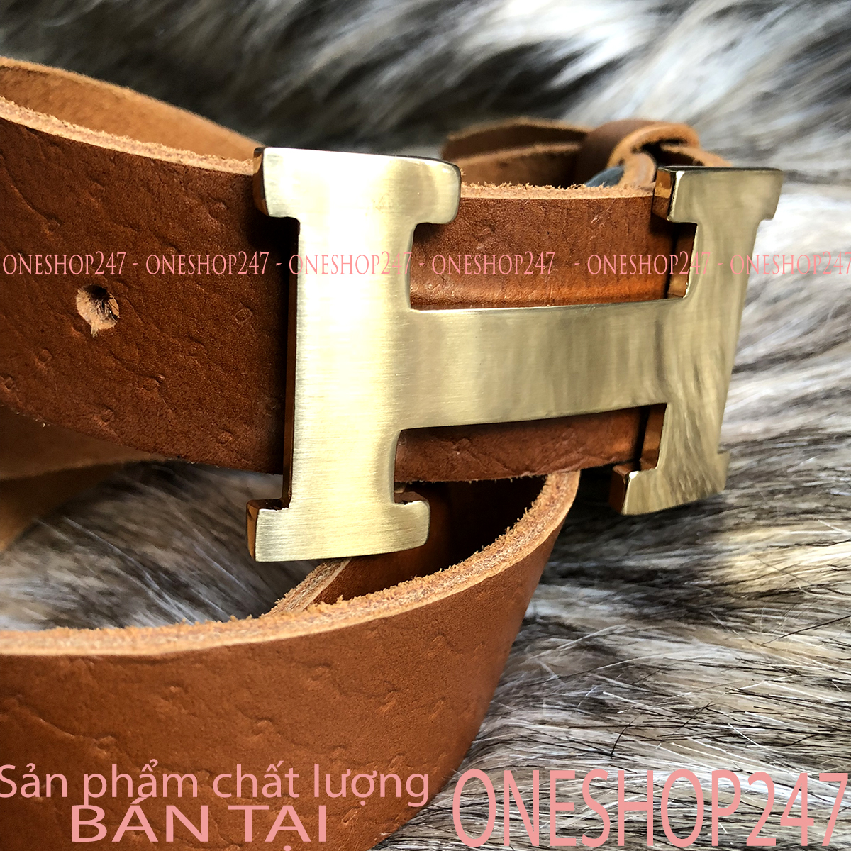 Thắt lưng nam chữ H sành điệulịch lãm phong cách ONESHOP247 A45TL