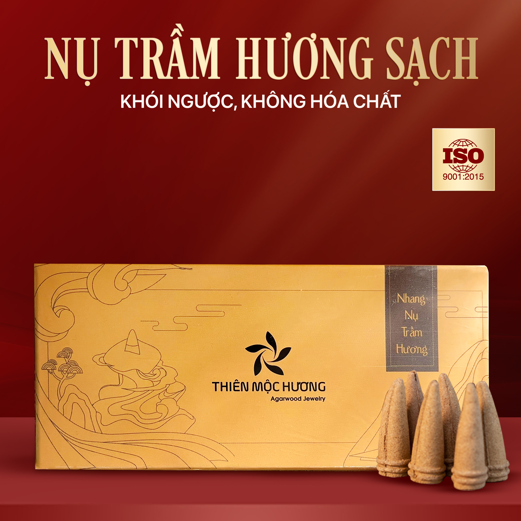 Nụ trầm hương cao cấp Thiên Mộc Hương hộp dùng thử, thơm dịu nhẹ, không kích mũi
