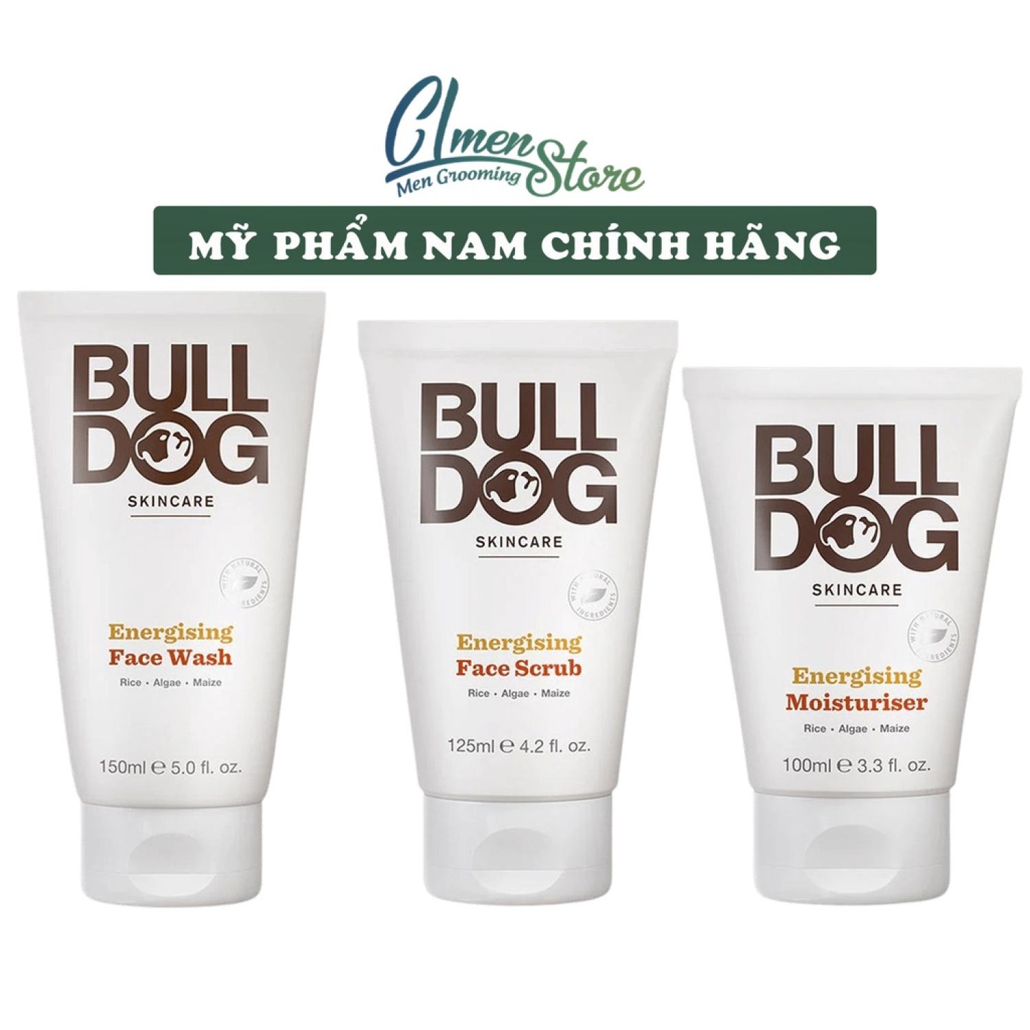 Da Khô Sản Phẩm Chăm Sóc Da Mặt Cho Nam Bulldog Skincare Energising - Sữa