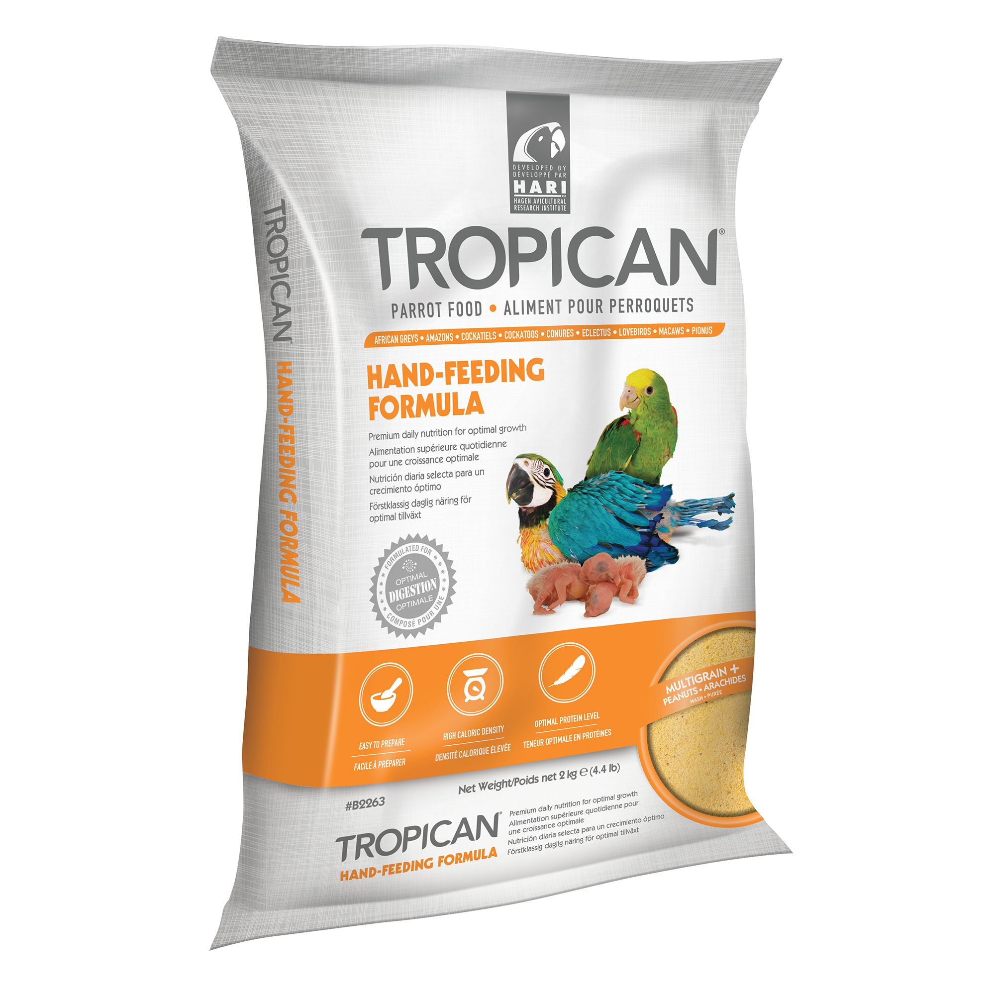 Bột Tropican cho Vẹt gói chiết lẻ 1kg