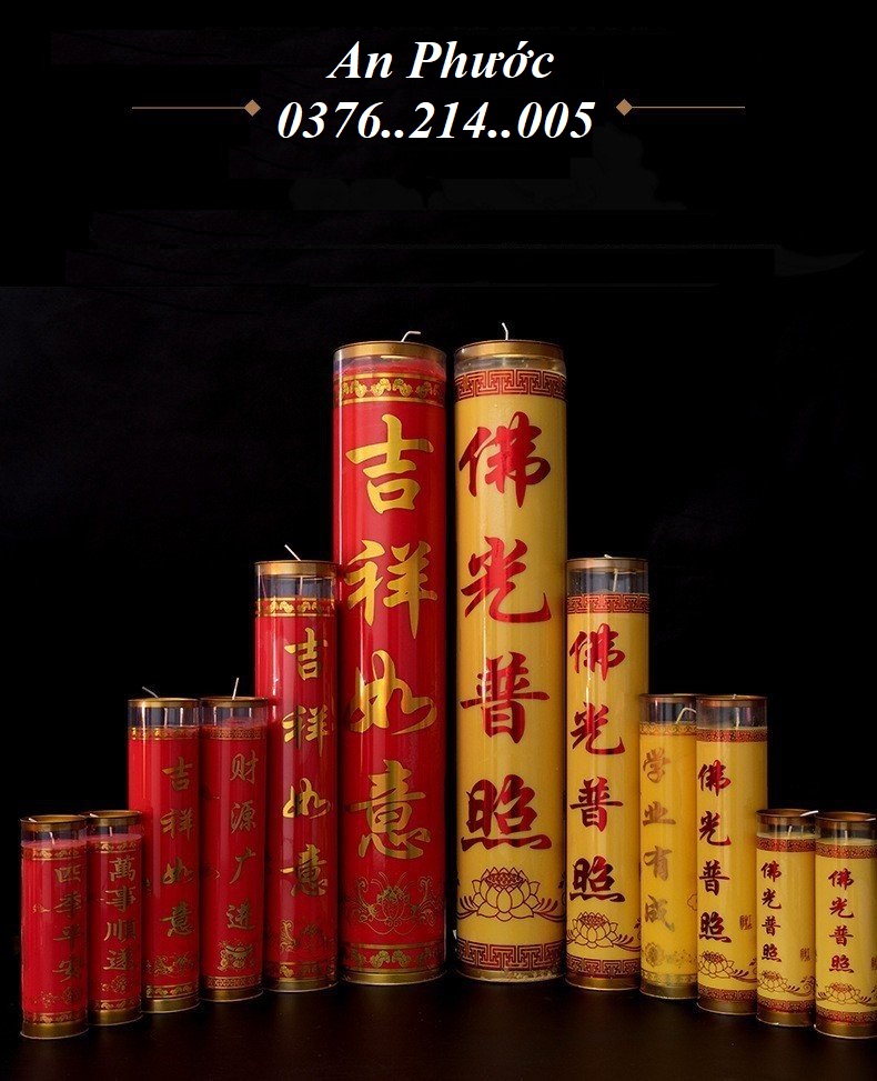 Nến bơ chuẩn cháy 1 -3-5-7 ngày - nến cây lớn