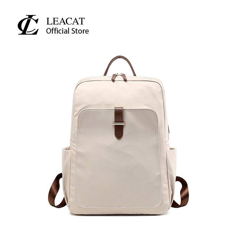 Leacat Computer bag anti drop and shockproof portable ins style minimalist women's fashionable backpack