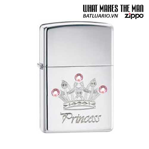 [HCM]Zippo 24743 - Zippo Jewelled Princess High Polish Chrome