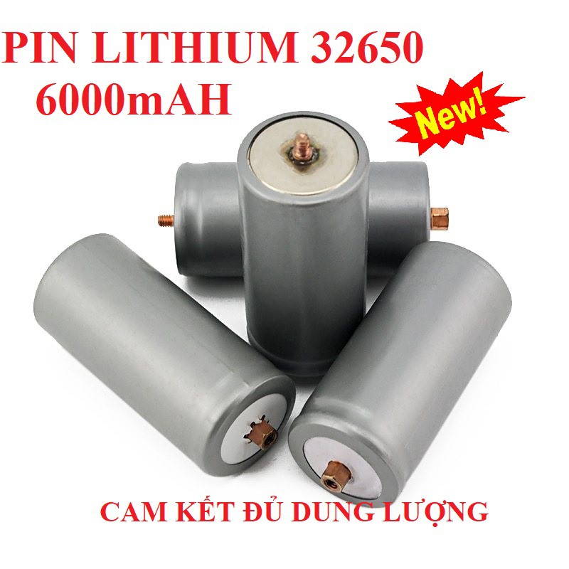 PIN LITHIUM SẮT - Pin 32650 dung lượng 6000mAH