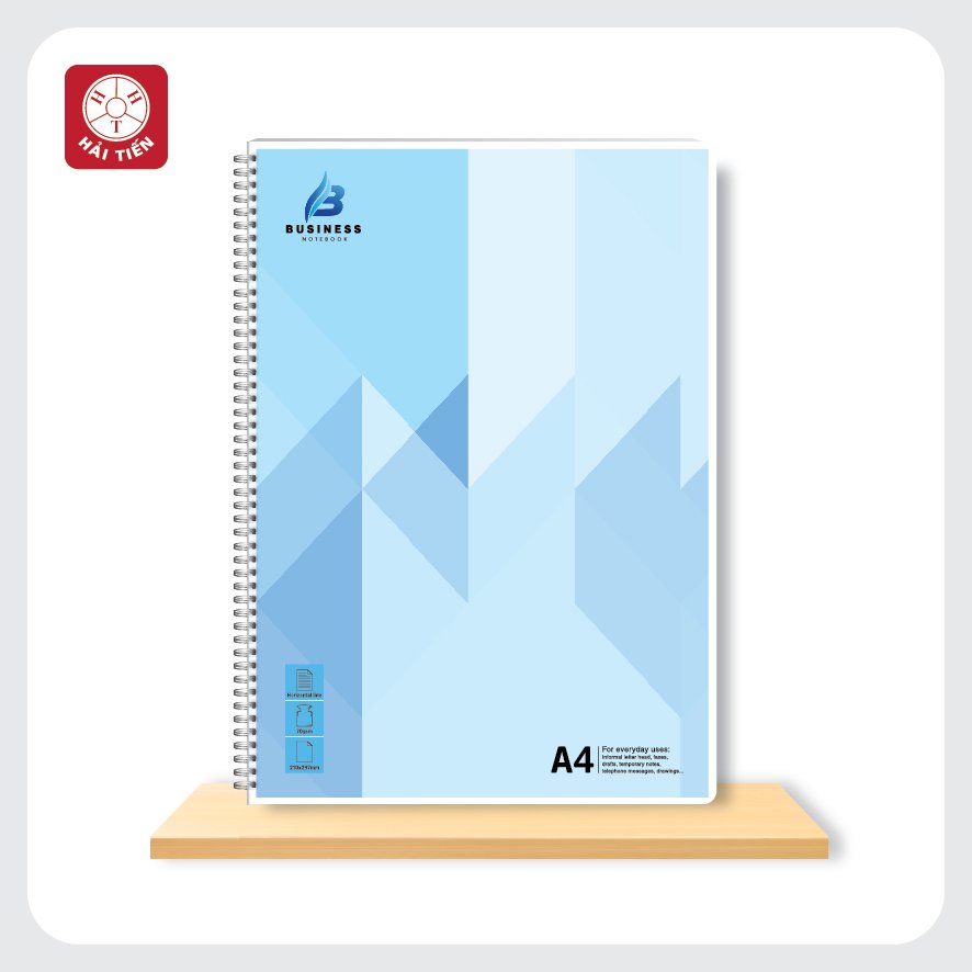 Hải tiến sổ lò xo business a4 - 200trang