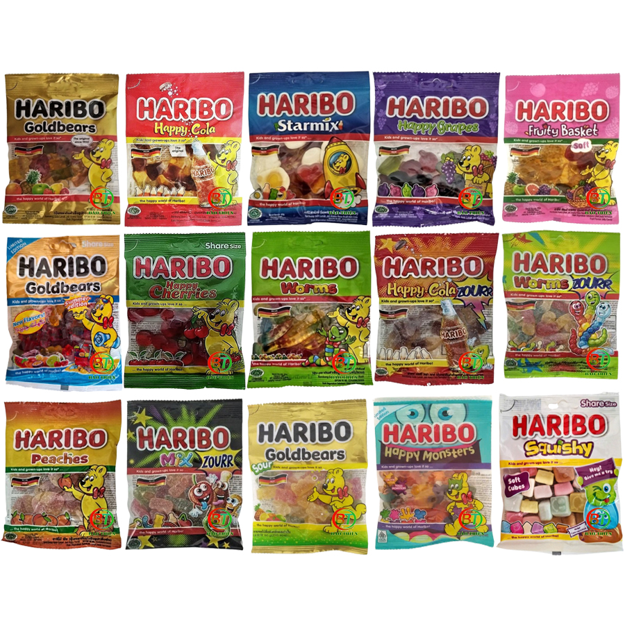   HSD 2026  Kẹo dẻo hiệu Haribo nhập khẩu từ Đức gói 80g 