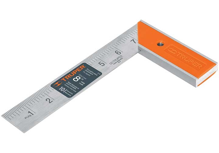 Thước ê ke mộc 8in/200mm truper - 14372 - ec-8