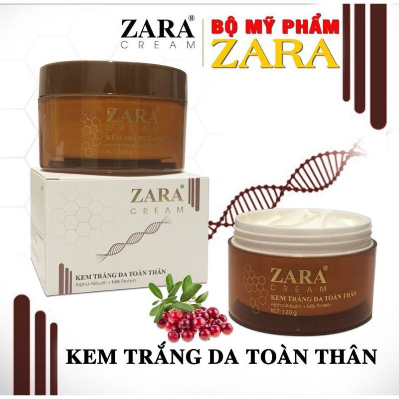 Kem Dưỡng Trắng Da Toàn Thân Zara (002)