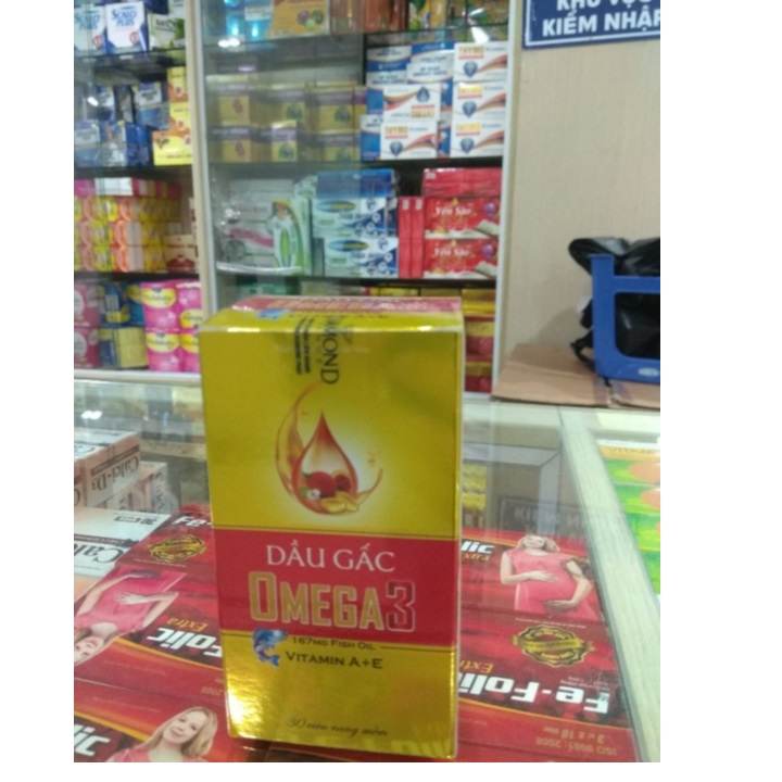 Dầu gấc omega 3 - Bổ não, bổ sung dưỡng chất cần thiết cho mắt giúp sắng mắt, hỗ trợ làm giảm mỏi mắt, khô mắt