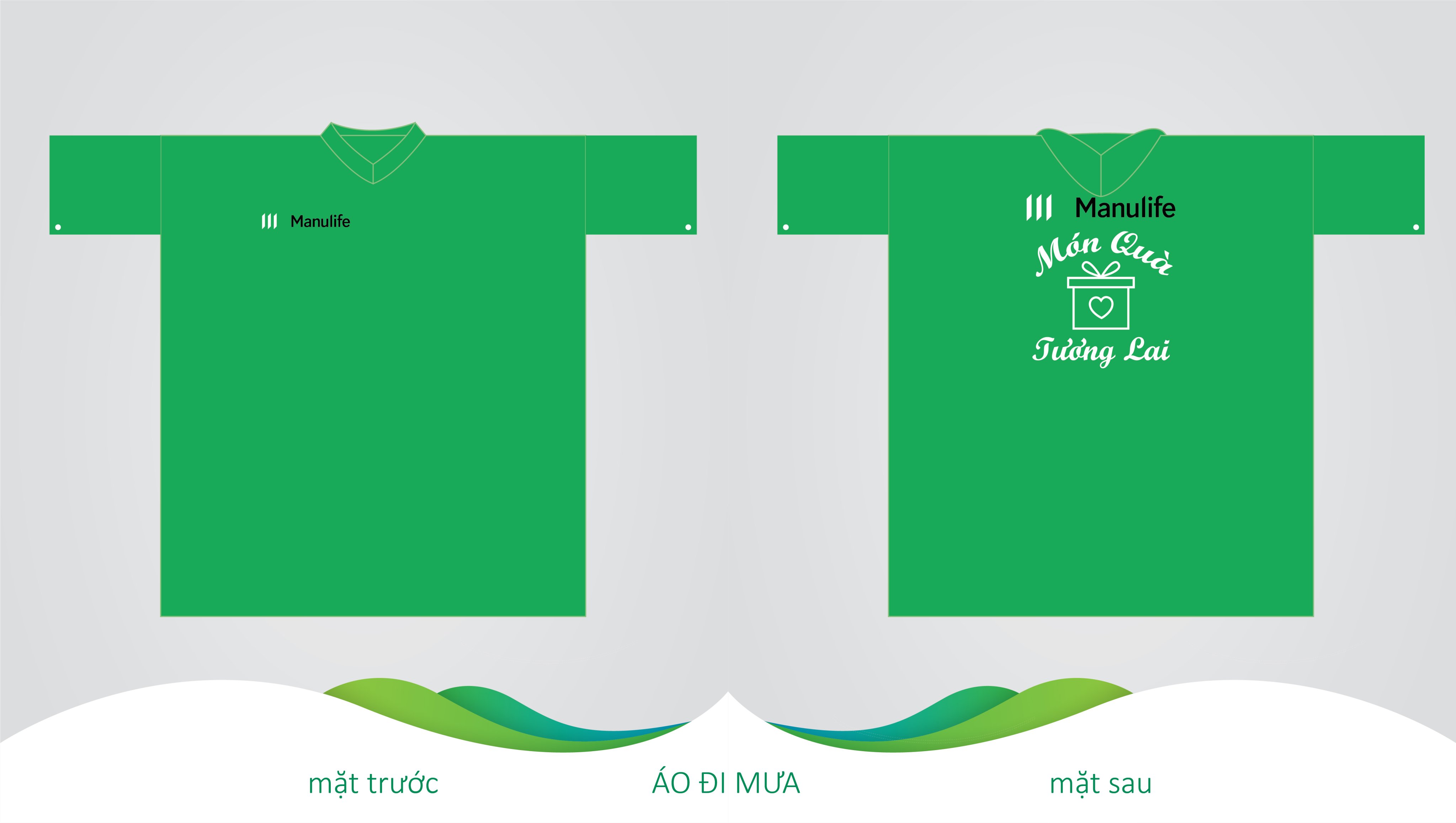 Áo mưa quà tặng Manulife