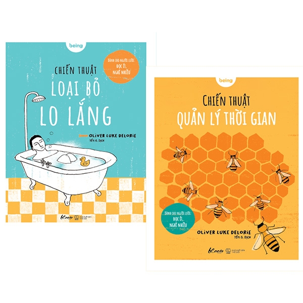 Fahasa - bộ sách chiến thuật dành cho người trẻ: chiến thuật quản lý thời gian + chiến thuật loại bỏ lo lắng