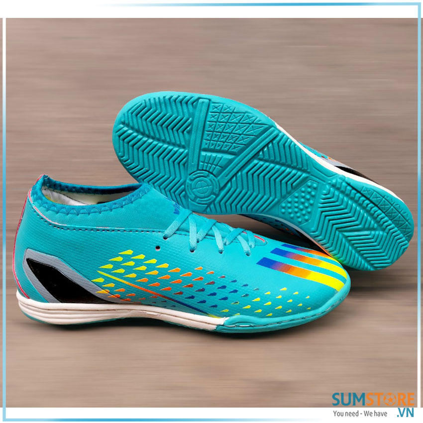 [HCM]Giày Đá Bóng Đế Bằng Winbro Xspeed Vảy Màu Ngọc  - Giày Đá Banh Mới 2023 (Tặng Kèm Vớ)