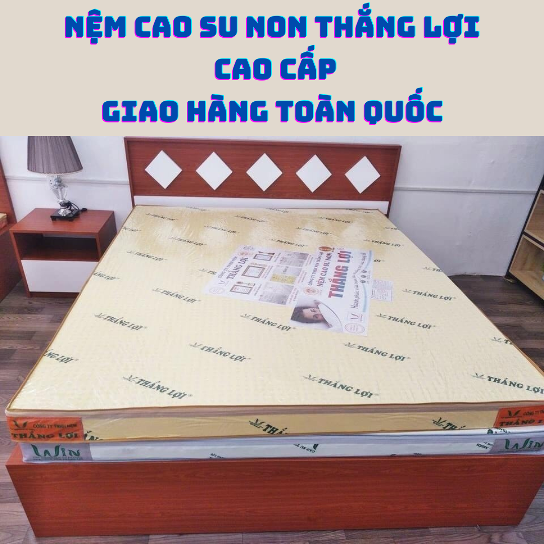 Nệm dày 10 cao su non thắng lợi cao cấp