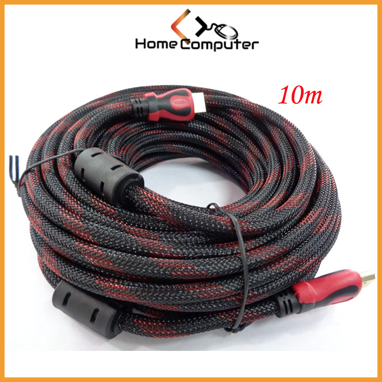Dây hdmi - dây cáp tín hiệu hdmi 10m, 15m, 20m tròn bọc lưới chuẩn 1.4v hàng chất lượng. bảo hành 3 tháng