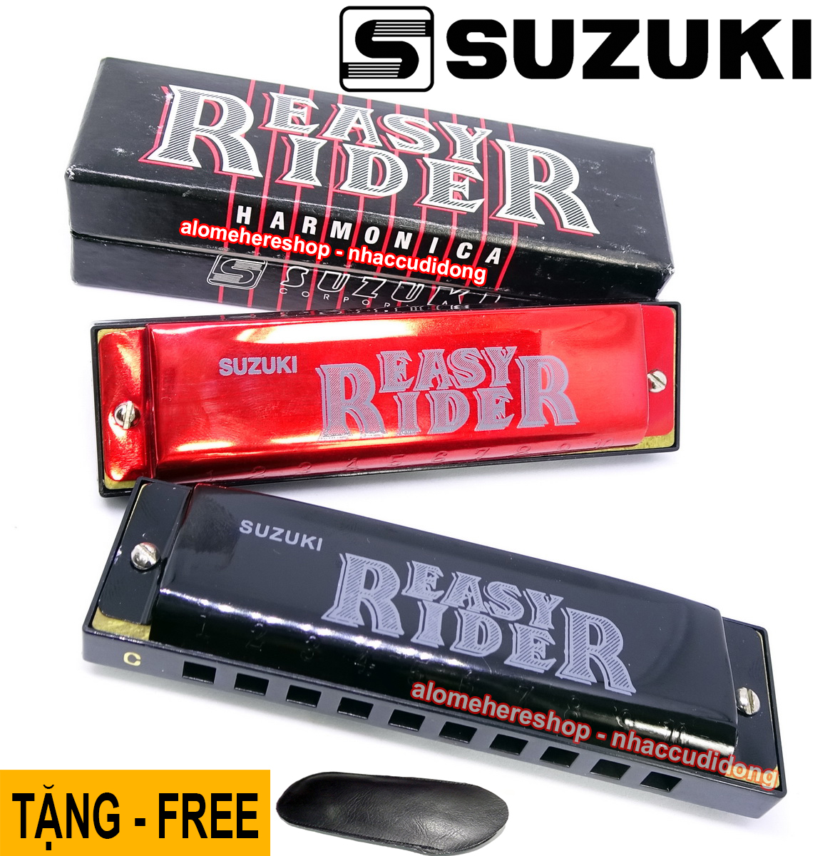 Kèn harmonica diatonic Suzuki Easy Rider key C