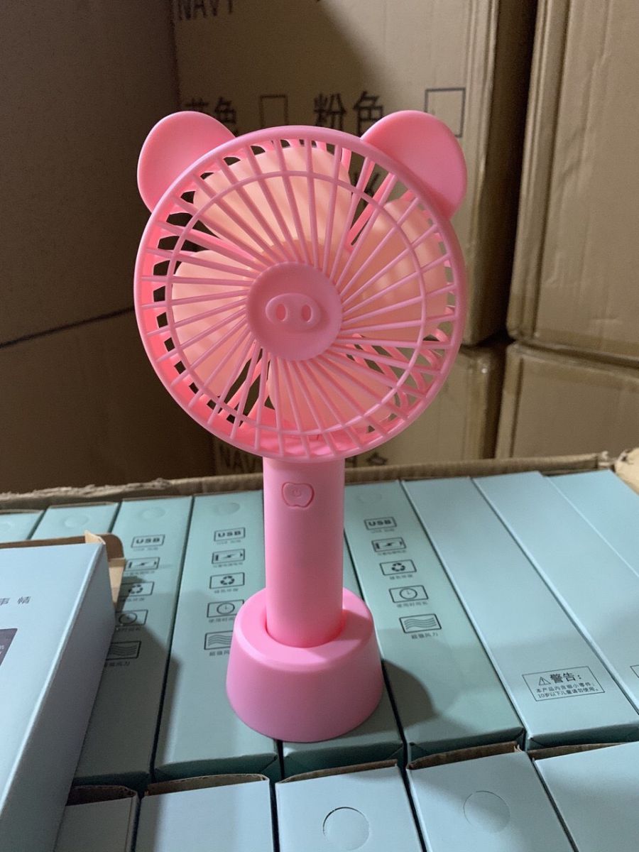 QUẠT CẦM TAY S-9 CÓ ĐẾ [Quạt sạc, Quạt mini sạc pin, Quat mini cute Han Quoc, Quat tích điện, Quat mi ni, Quạt bàn, Quạt để bàn]