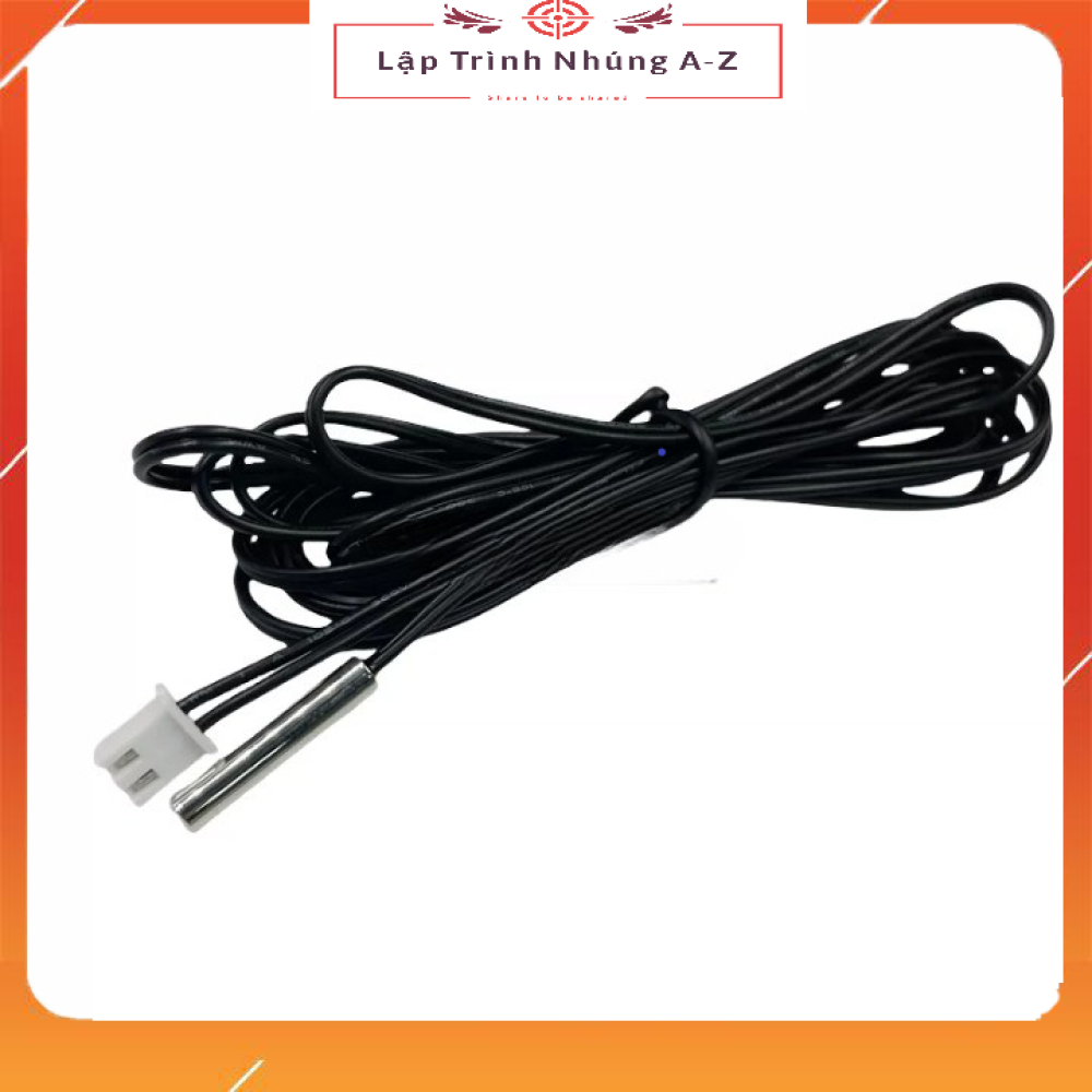 [Lập Trình Nhúng A-Z][G218] Cảm Biến Nhiệt Độ NTC 10K 1, Cáp Đầu Dò Chuyên Dụng Cho Tủ Lạnh Dài 1m