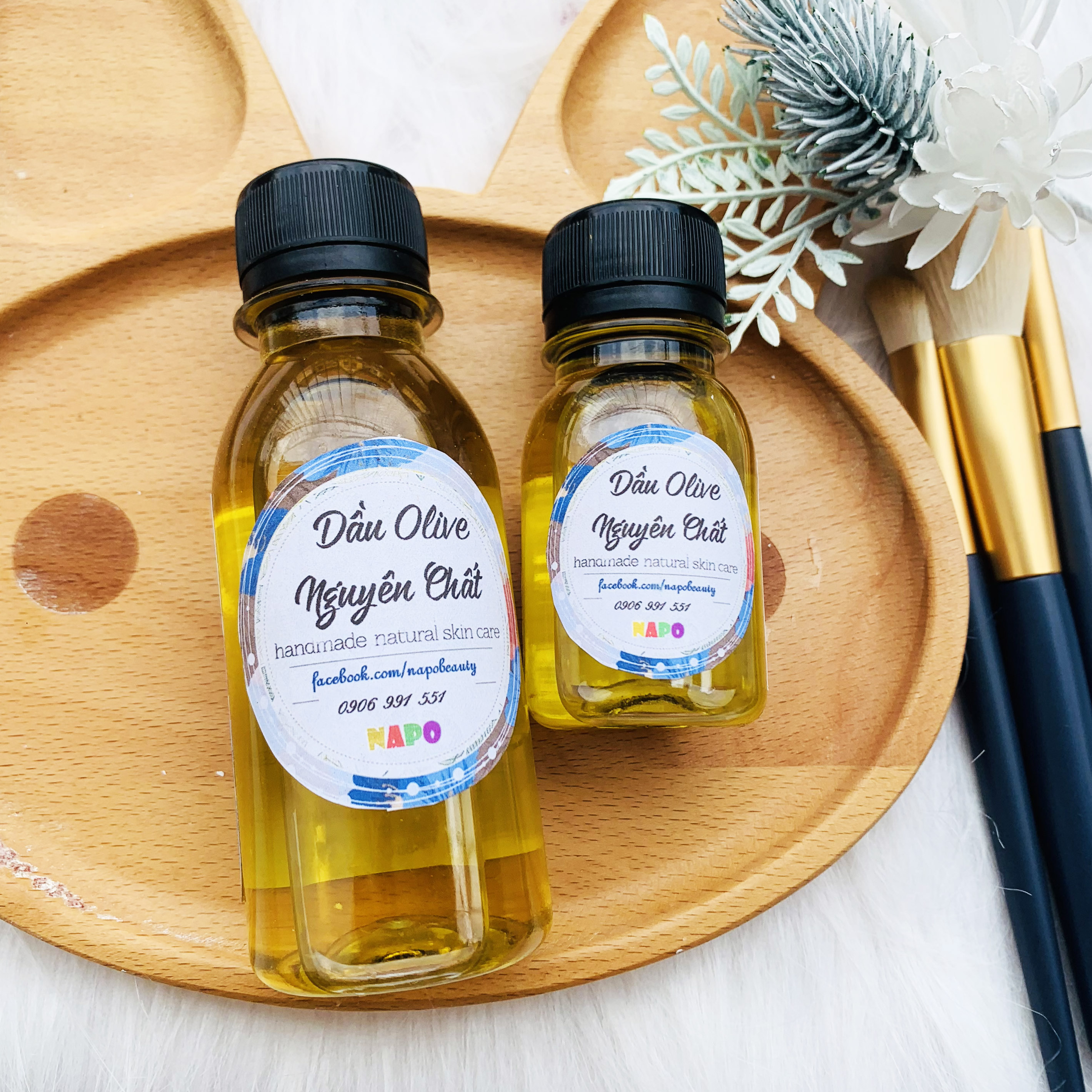 Dầu oliu dưỡng da nguyên chất - dầu olive handmade nấu ăn dưỡng tóc