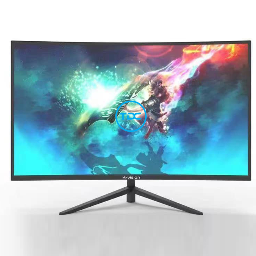 Màn Hình 27inch Cong K-Vision Tấm Nền IPS 100Hz Full Viền Độ Phân Giải 1920x1080, Màn Hình Gaming Full Viền. Bảo hành 24 tháng, Màn hình 24 inch 165Hz, Màn Hình 27 inch 165hz
