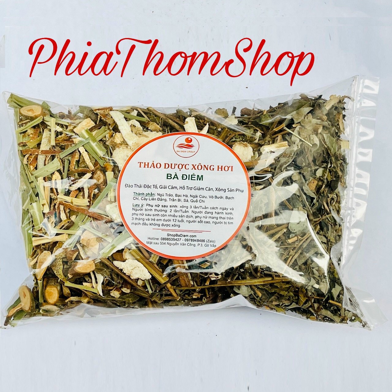 Gói lá xông giải cảm - thảo dược xông hơi toàn thân - giải độc phục hồi cơ thể tăng cường sức đề kháng