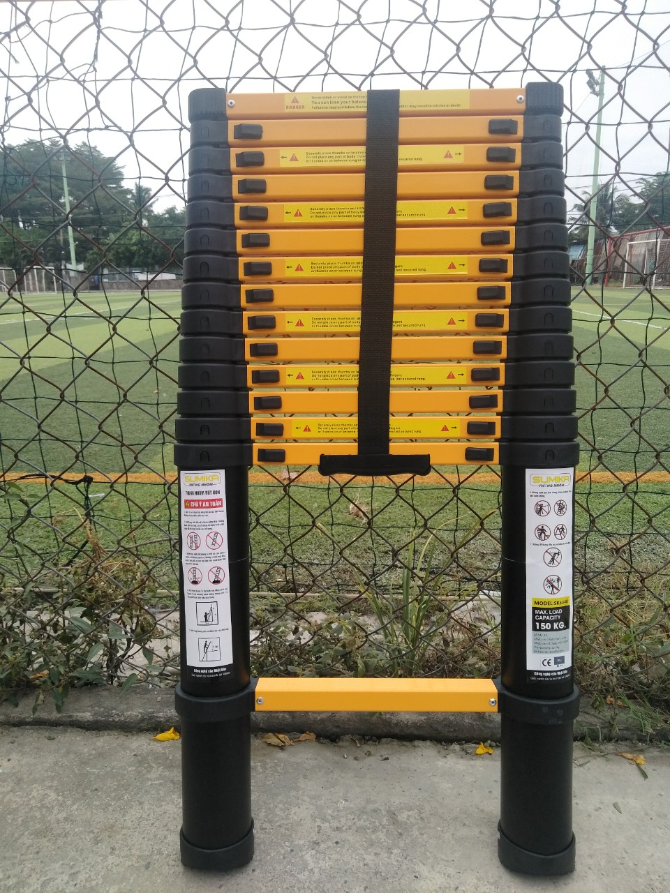 Thang nhôm rút xếp 4.4m sumika sks440