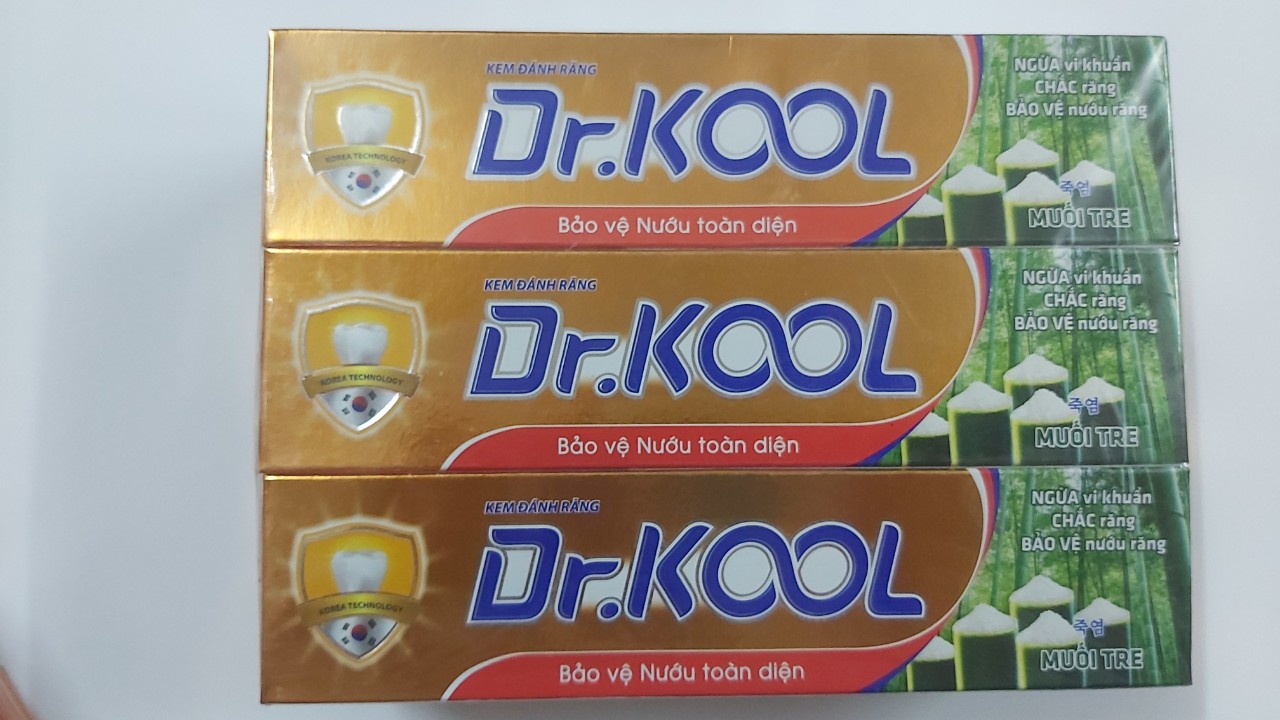 Kem đánh răng Dr.KOOL - Muối tre 150gr