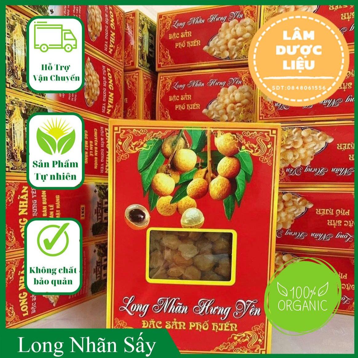 Long Nhãn Sấy Khô Thơm Ngon Đặc Sản Hưng Yên 1Kg - Hàng 2024 Loại 1