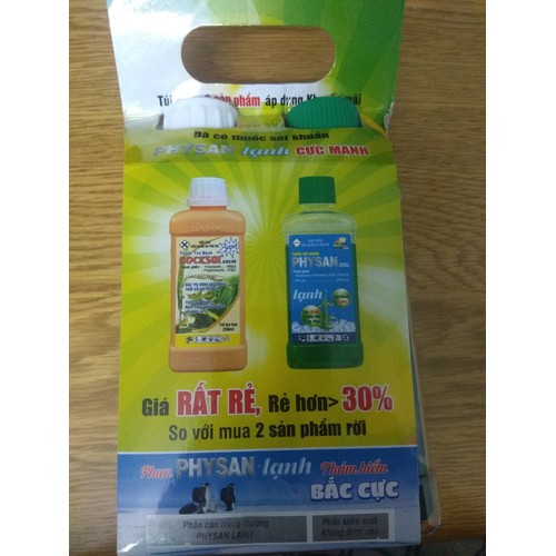 Combo PHYSAN+ROCKSAI trừ đạo ôn, thối thân và các vi khuẩn có hại cho lúa và cây trồng