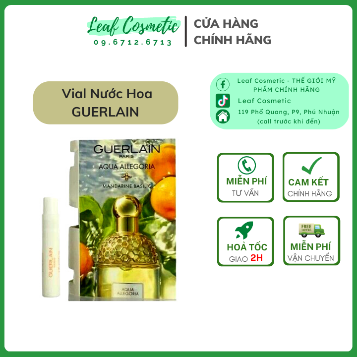 Sample mẫu thử vial nước hoa guerlain allegoria mandarine 1ml