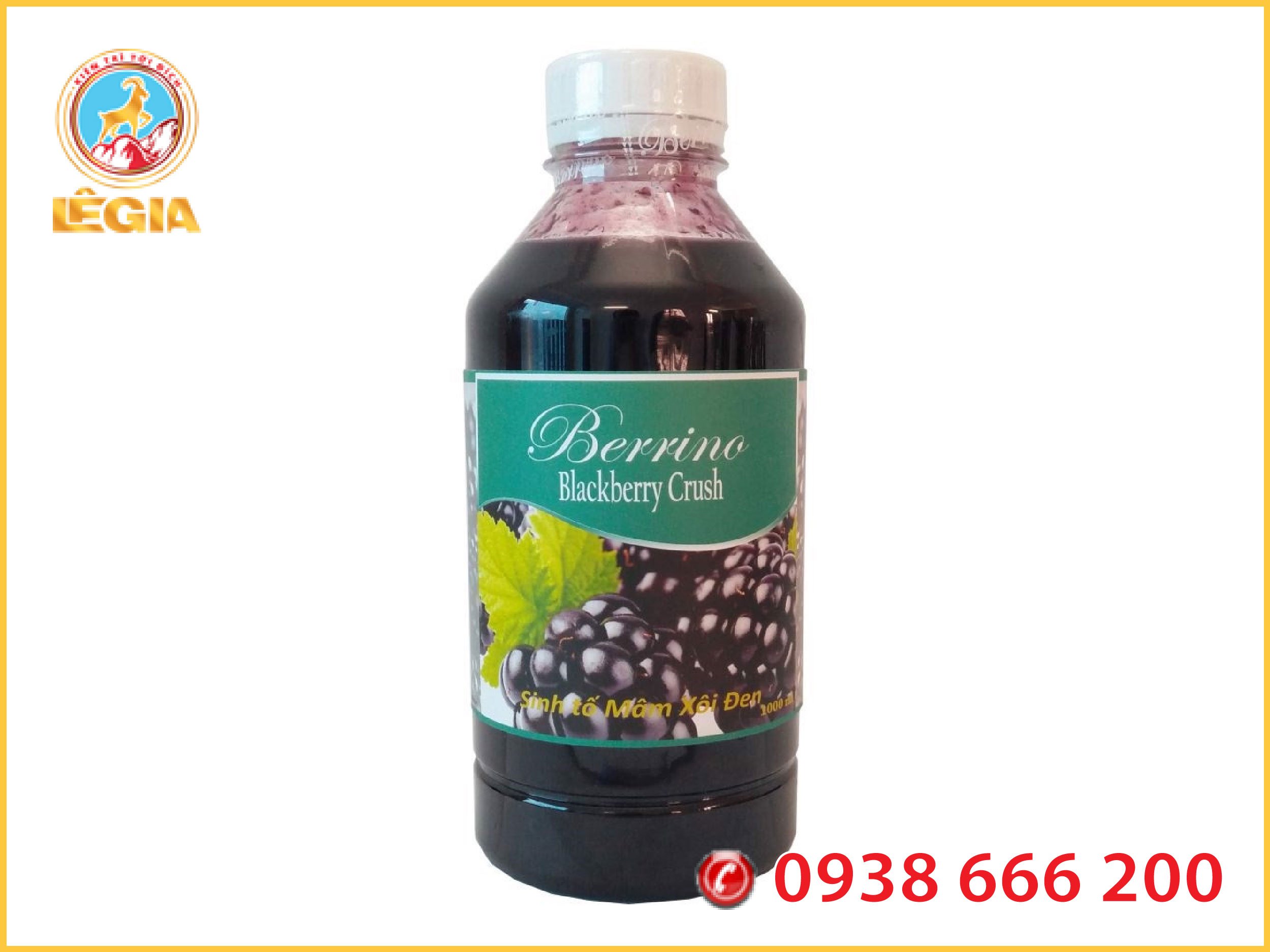 HCMSinh tố Berrino dâu tằm blackberry crush 1.000 ml