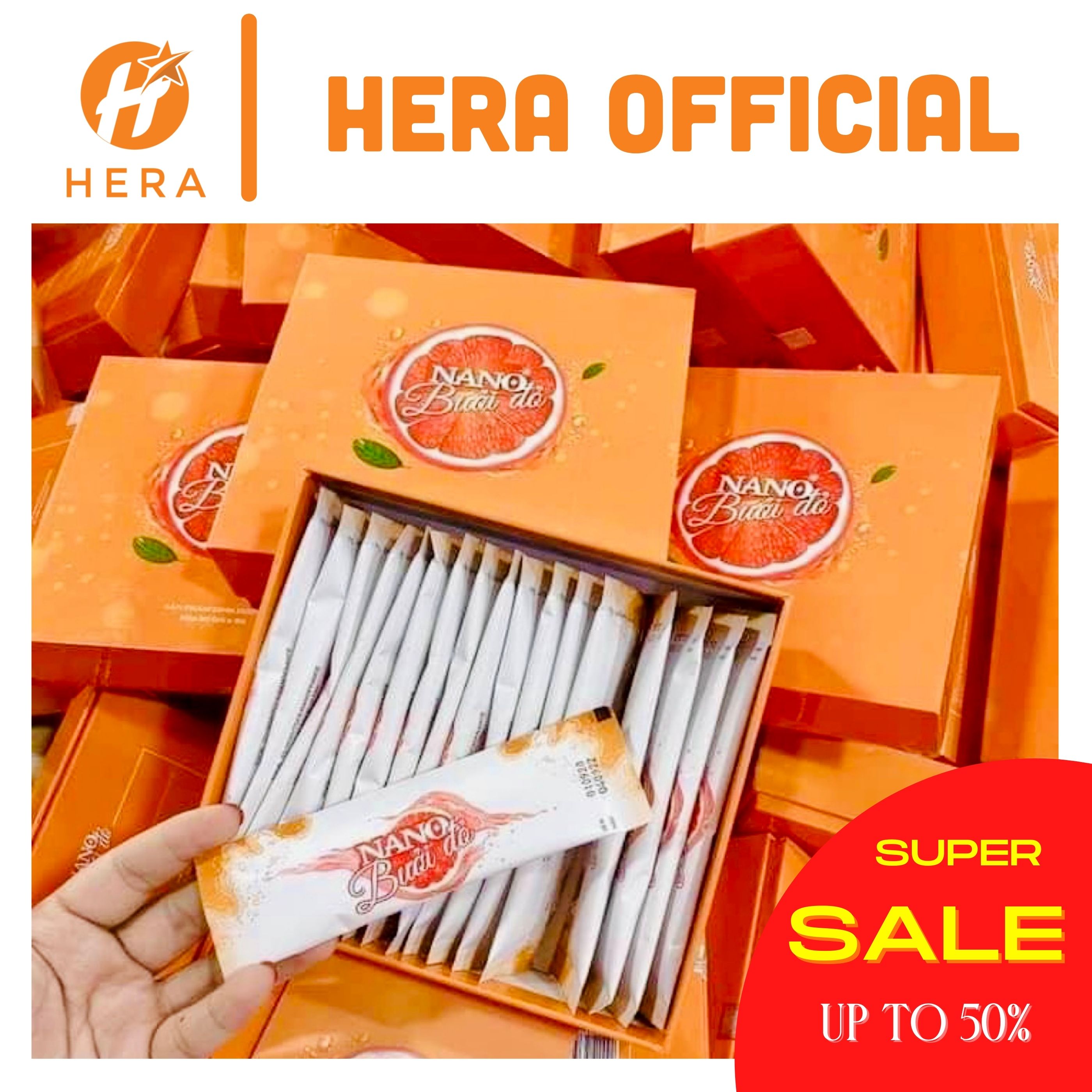 Nano bưởi đỏ HERA chính hãng – Hỗ trợ giảm cân, làm đẹp da, giảm mỡ bụng, nâng cao sức đề kháng, thanh lọc cơ thể