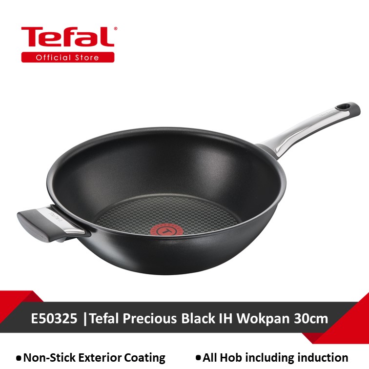 Chảo sâu lòng tefal precious wokpan 30cm e50325