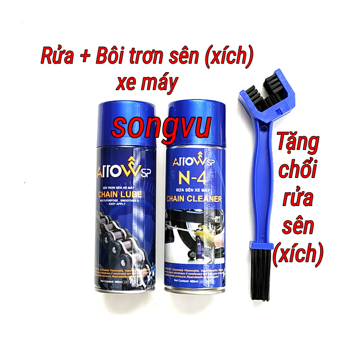 Dung dịch Rửa, Bôi trơn sên xe máy Arrow