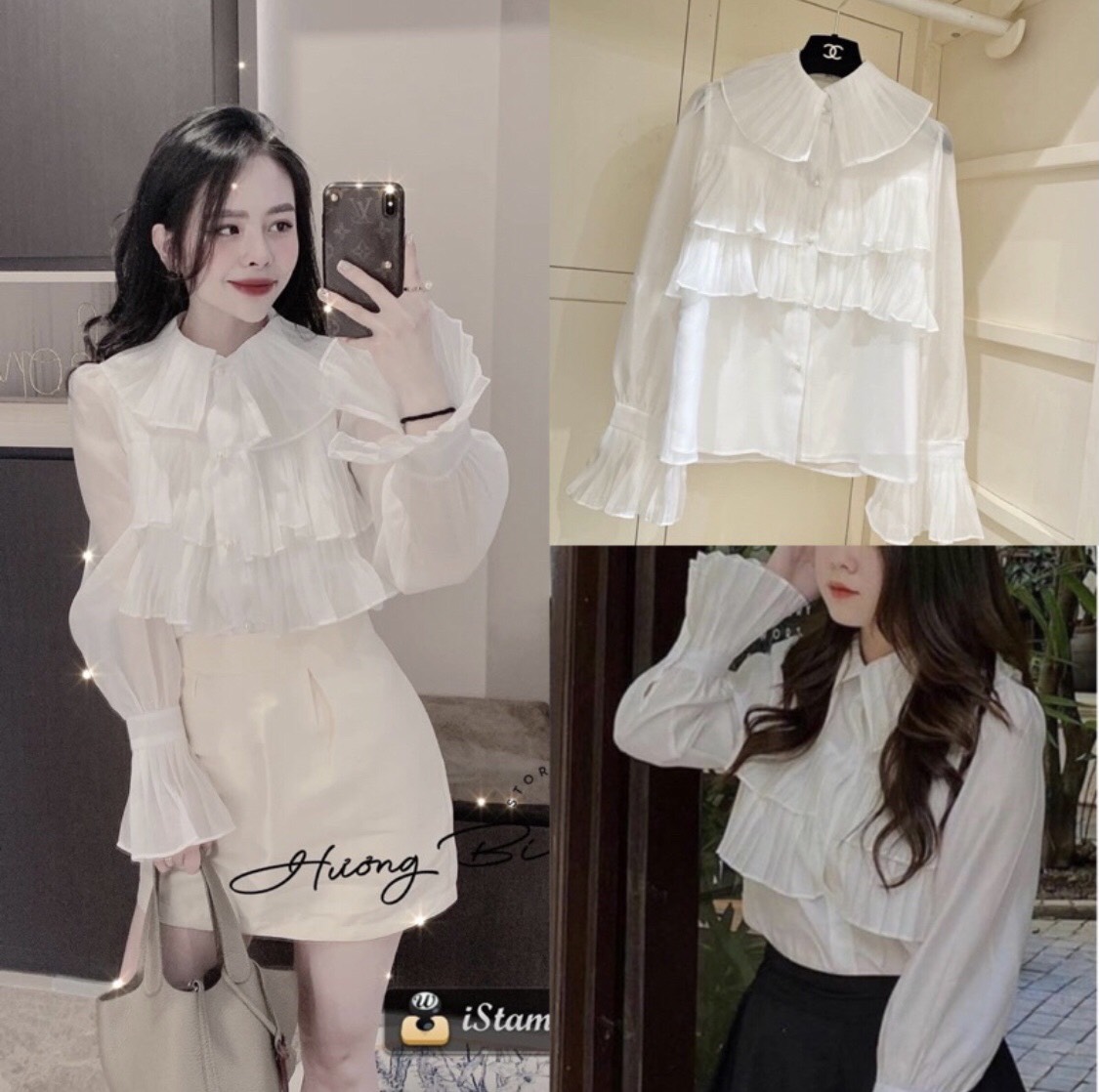 Áo sơ mi cổ bèo vintage_014