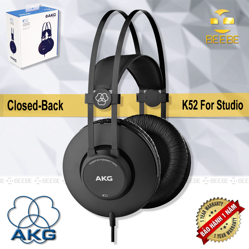 AKG K52 - Tai Nghe Kiểm Âm, Chống Ồn Closed-Back