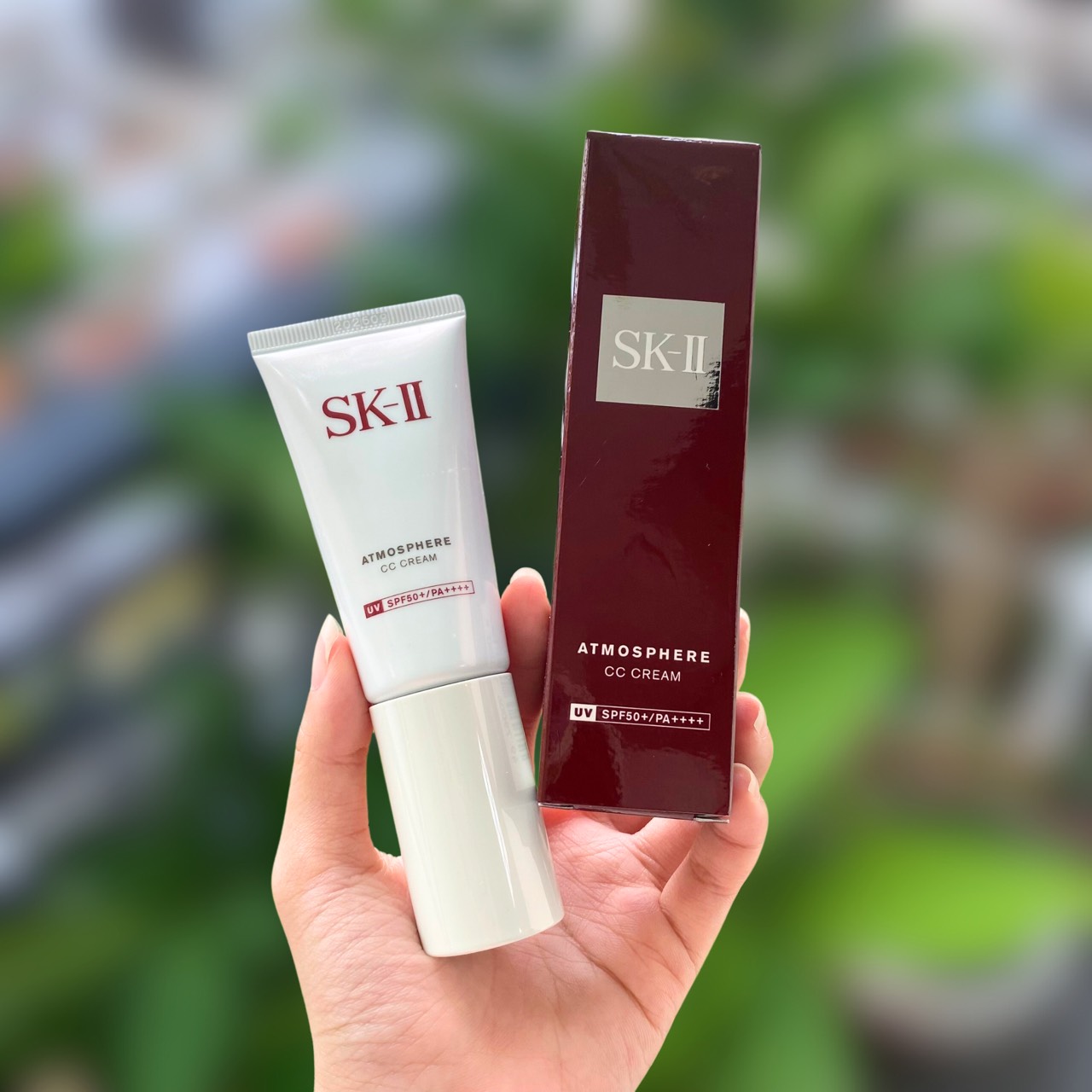 Kem nền che khuyết điểm kiêm chống nắng sk-ii atmosphere cc cream spf50/pa+++ skii 30g