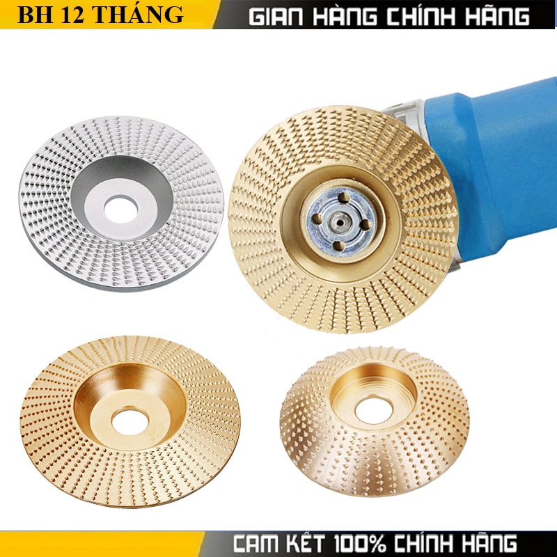 Bộ đĩa bánh xe mài gỗ dụng cụ mài 85mm 100mm đĩa khắc gỗ công cụ mài mòn đĩa cho máy xay góc đường kính 16mm lỗ khoan