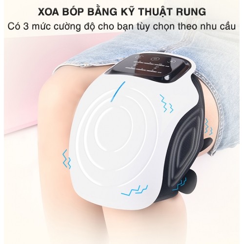 Máy mát xa đầu gối cầm tay đa năng massage hồng ngoại - bảo hành 3 năm