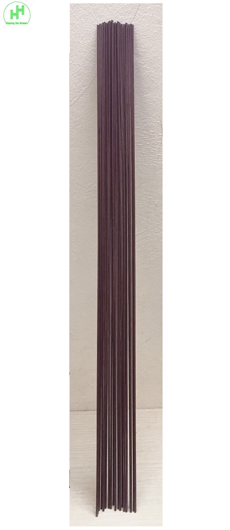 30 que thép chống lan bọc nhựa màu nâu dài 80cm
