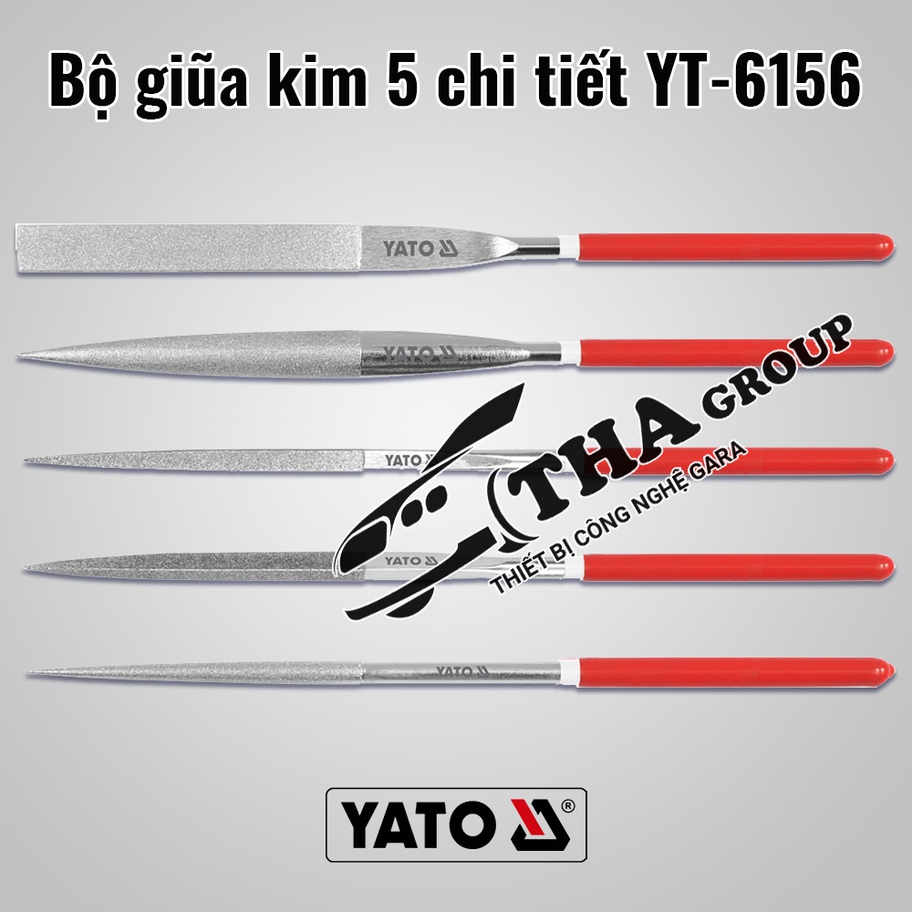 Bộ giũa kim 5 chi tiết Yato YT-6156