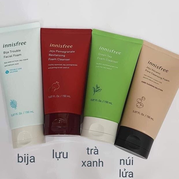 SỮA RỬA MẶT INNISFREE GREEN TEA CLEANSING FOAM