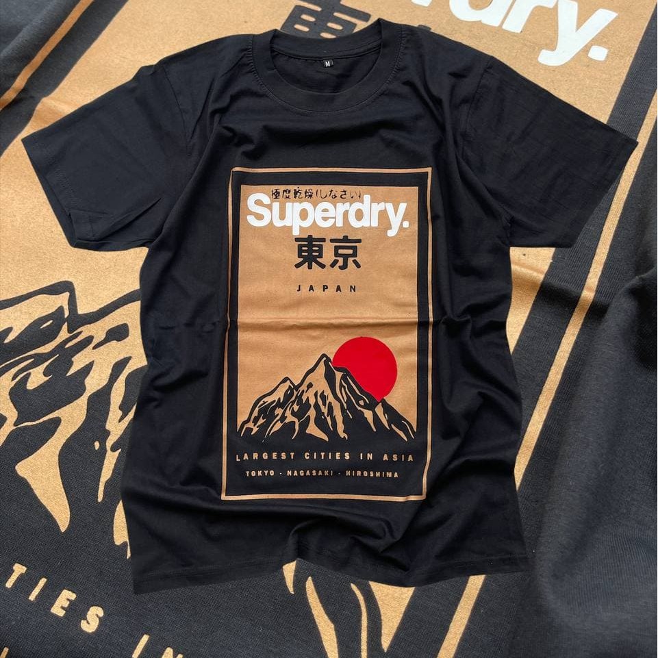 Áo thun Unisex Super Dry nam nữ chất liệu Premimum Cotton ORIFAKE