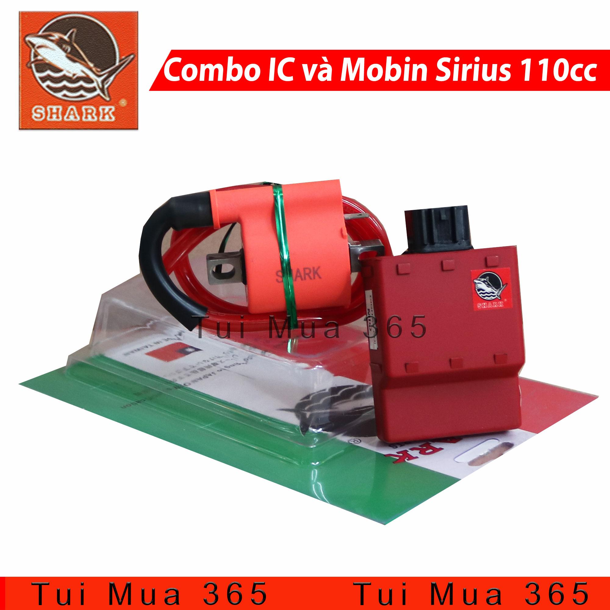 Combo IC Shark và Mobin Sườn độ Sirius 110cc Xăng Cơ Malaysia