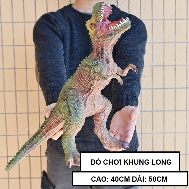 Mô hình khủng long bạo chúa lớn T Rex nhồi bông to bự phát tiếng gầm bạo chúa Tyrannosaurus 1571 5-4