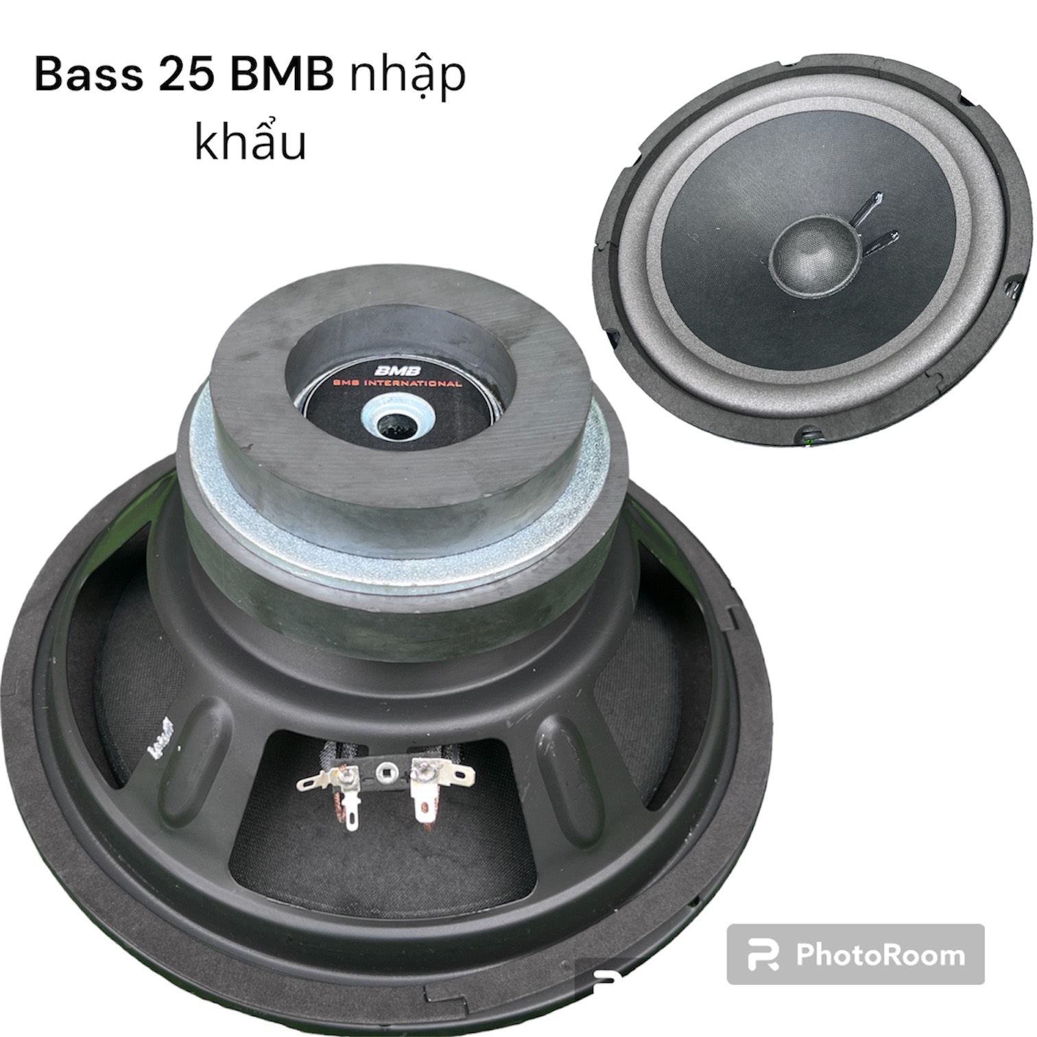 2 loa bass 25 bmb japan - loa rời bass 25 lắp karaoke -từ kép 126+100 coil 51 4 lớp