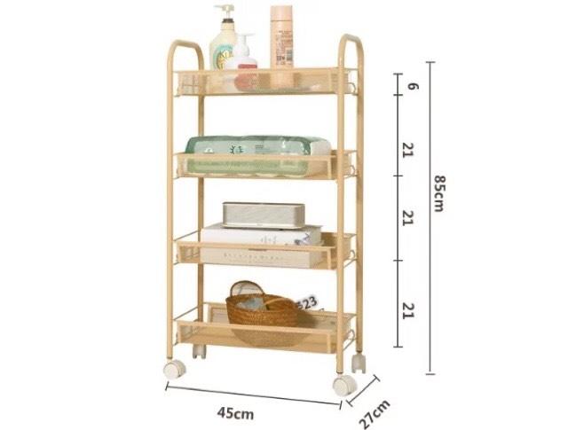 Xe đẩy spa đa năng 4 tầng thiết kế ikea xds03